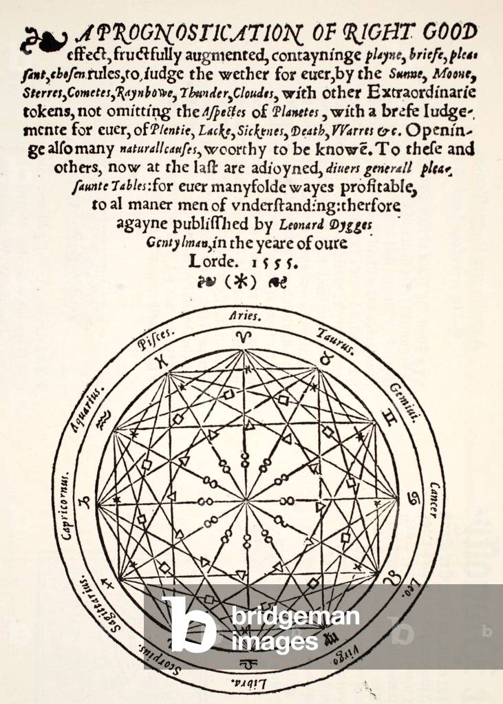 "Eine Prognostizierung von Recht gut", 1555 von English School