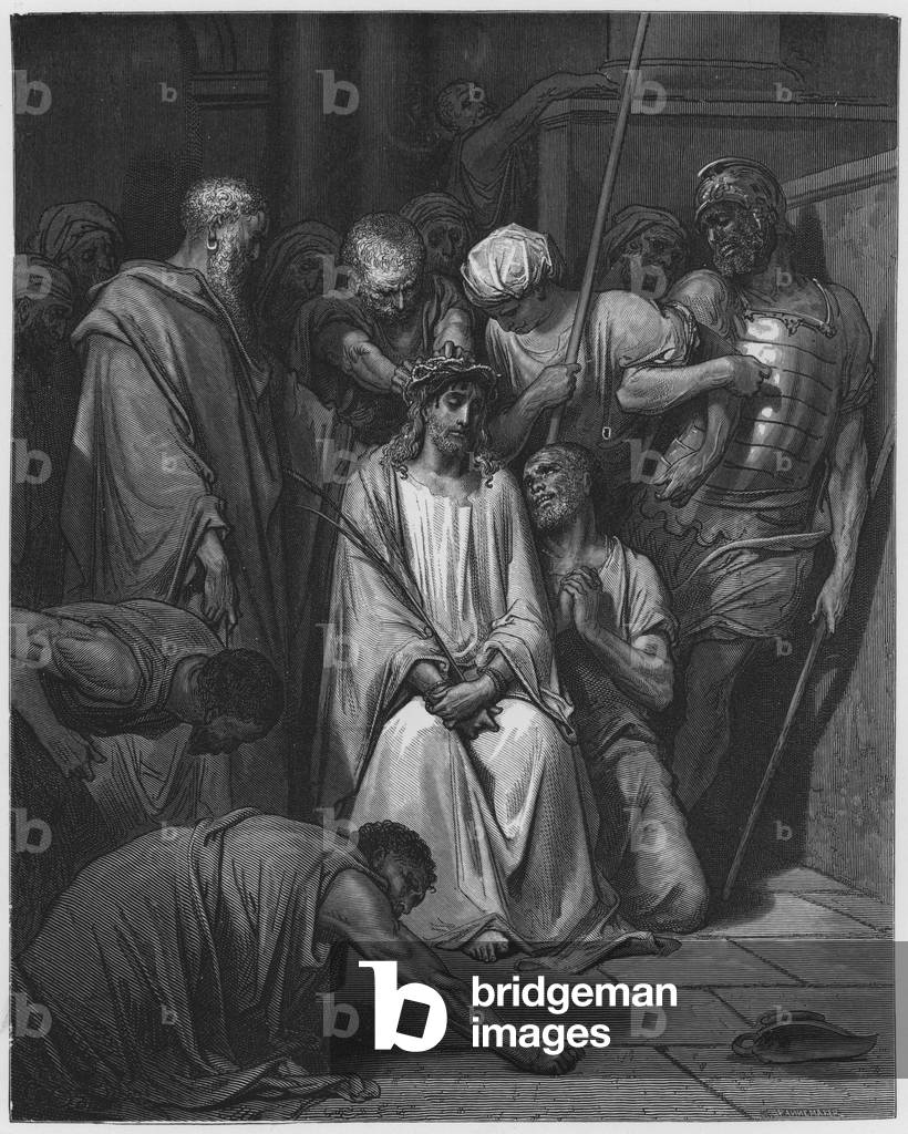 Gustave Dorne Bibel: Die Dornenkrone (Gravur)