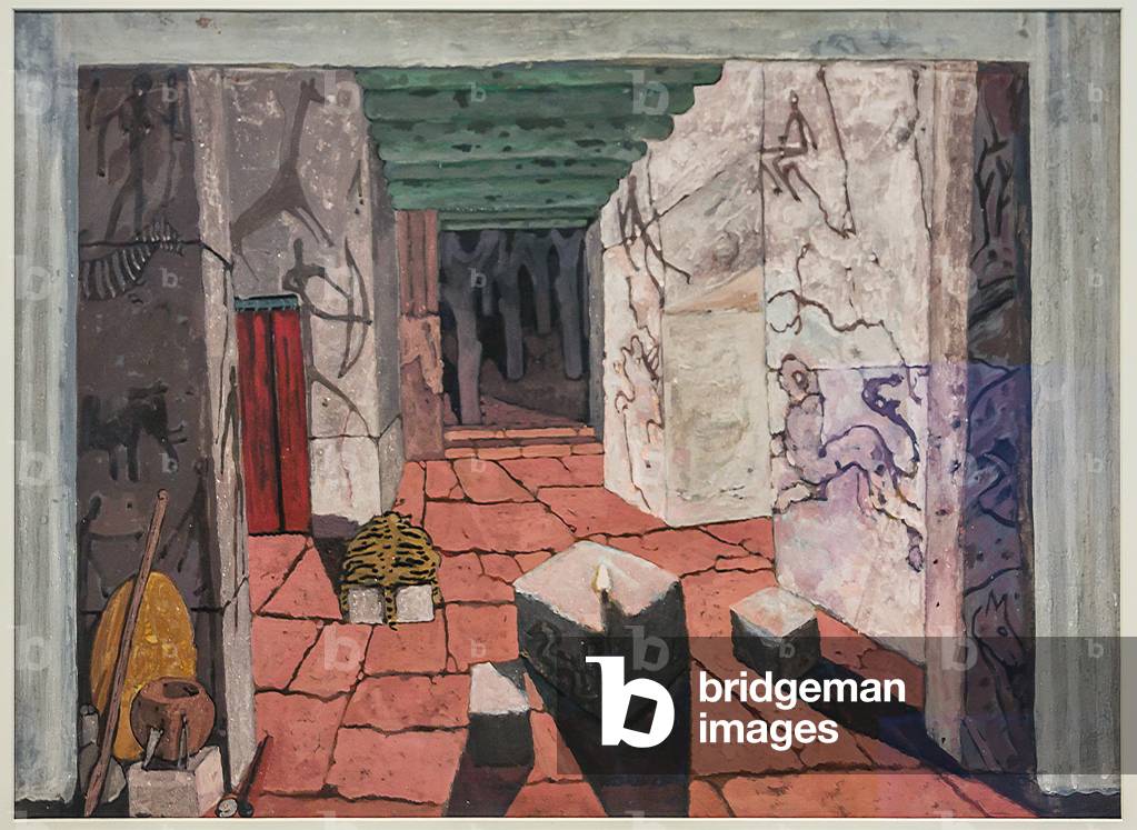 "Terzo atto per Norma di V. Bellini" 1935 di Felice Casorati