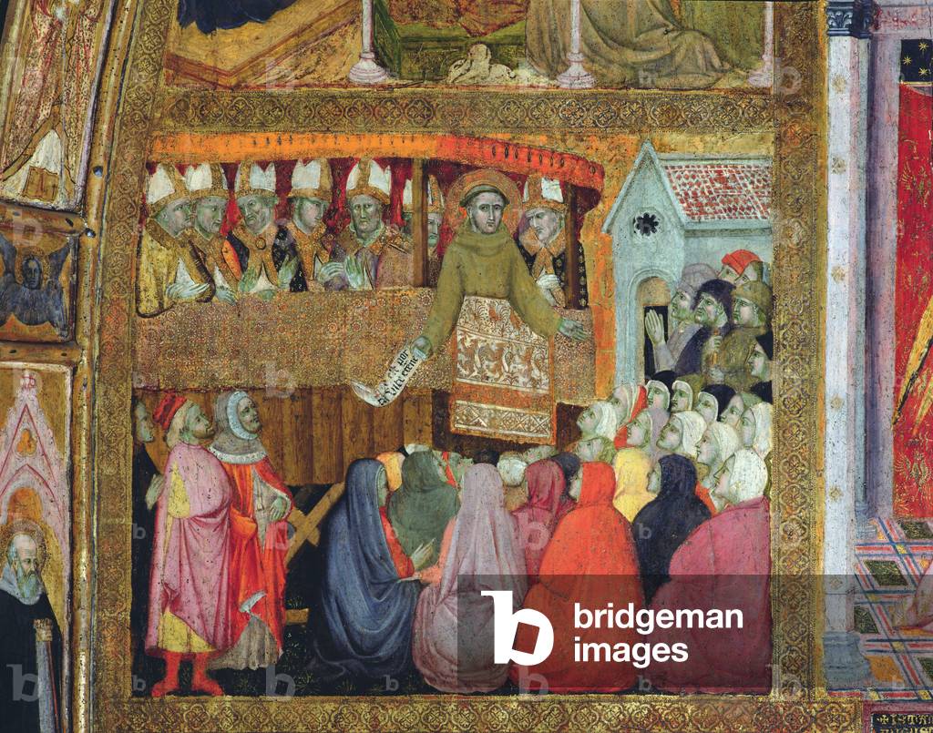 Immagine di Affresco "San Francesco promulga l'indulgenza", 1393 di Ilario da Viterbo
