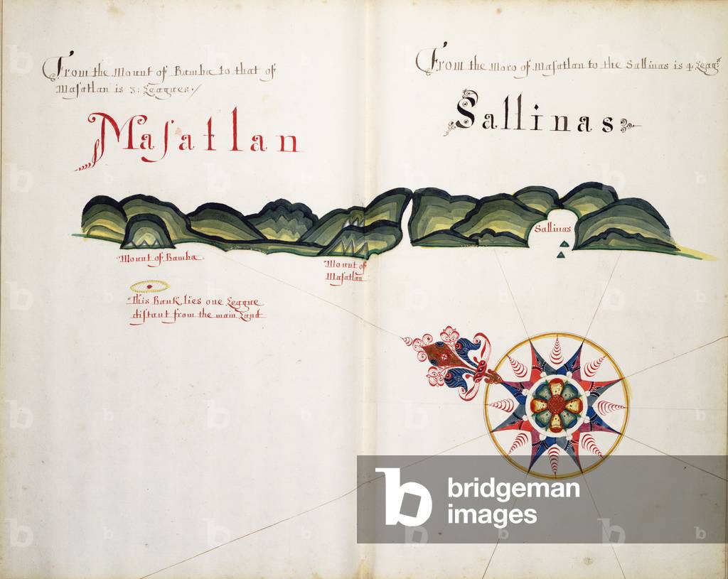 Image of Map & plan depicting Masatlan and Sallinas 1685 by William Hack
