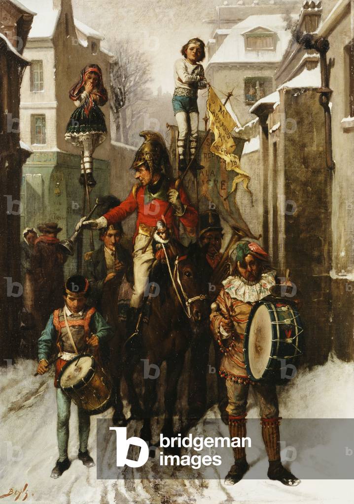 Immagine di Dipinto "Il Circo (olio su tela)" di Pierre Marie Beyle