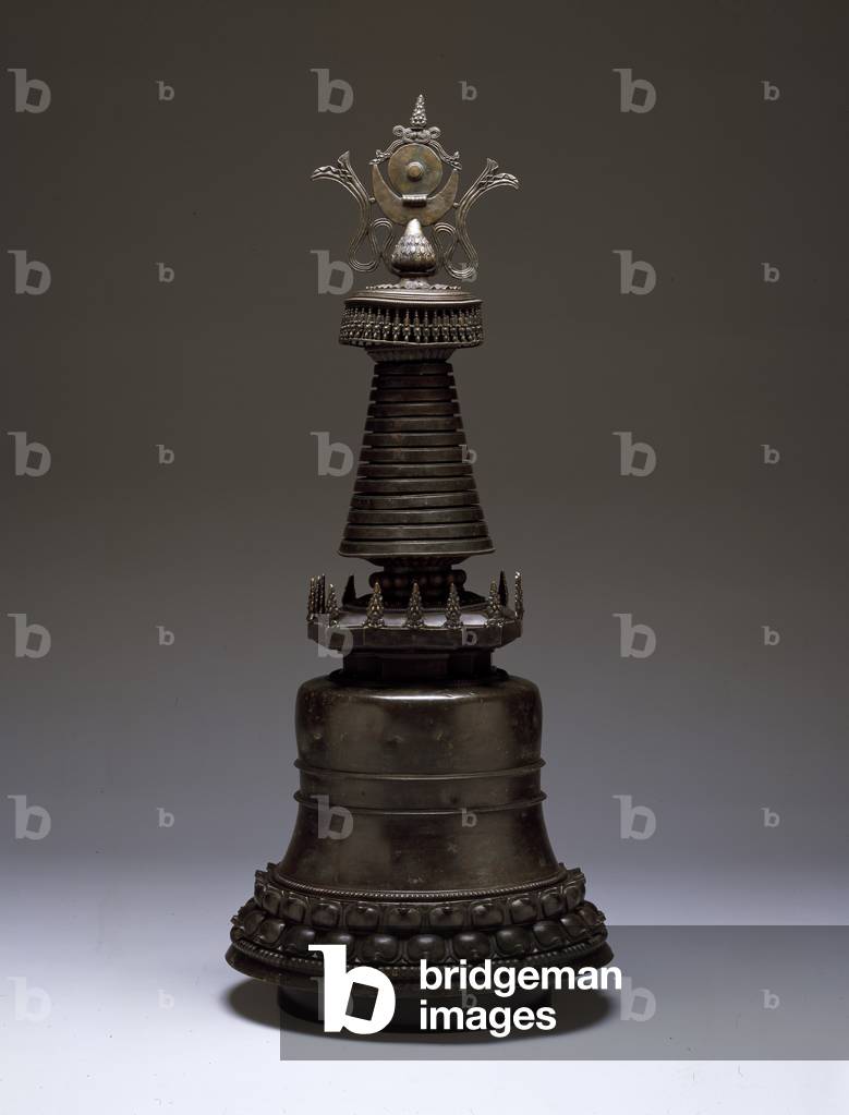 Image of Others depicting Kadampa stupa, 14th century century by Tibetan Artist