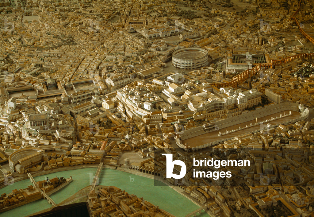Image of Model of ancient Rome. Museo Della Civilta Romana, Rome, Italy ...
