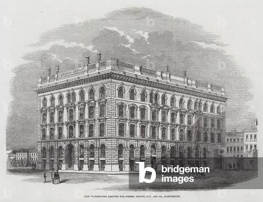 "Neue Lager für Messers Brown" 1853 von English School
