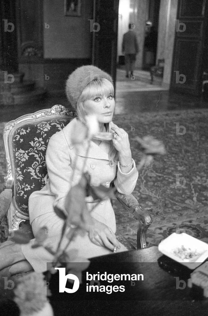 Elke Sommer, 1966 (s/w Aufnahme)