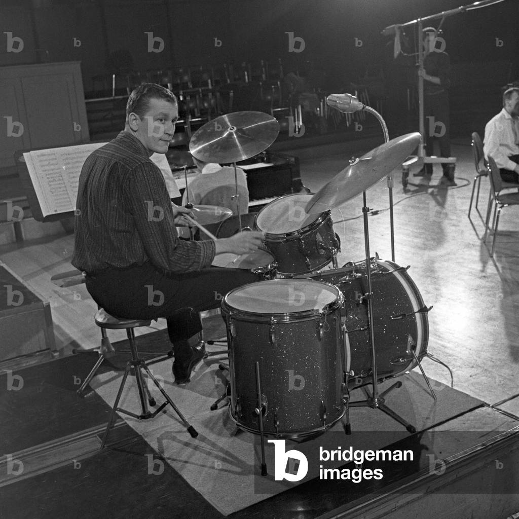 Musiciens à l'atelier de jazz de Hambourg, b/w