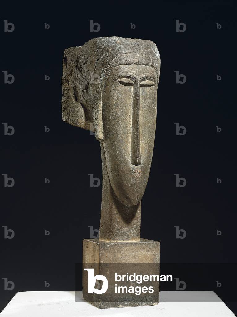 Head 1910-12 by Amedeo Modigliani