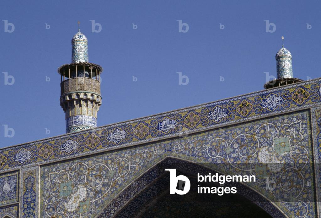 Minarette Image of Eingang und Minarette der Schah-Moschee (Imam-Moschee) (UNESCO ...