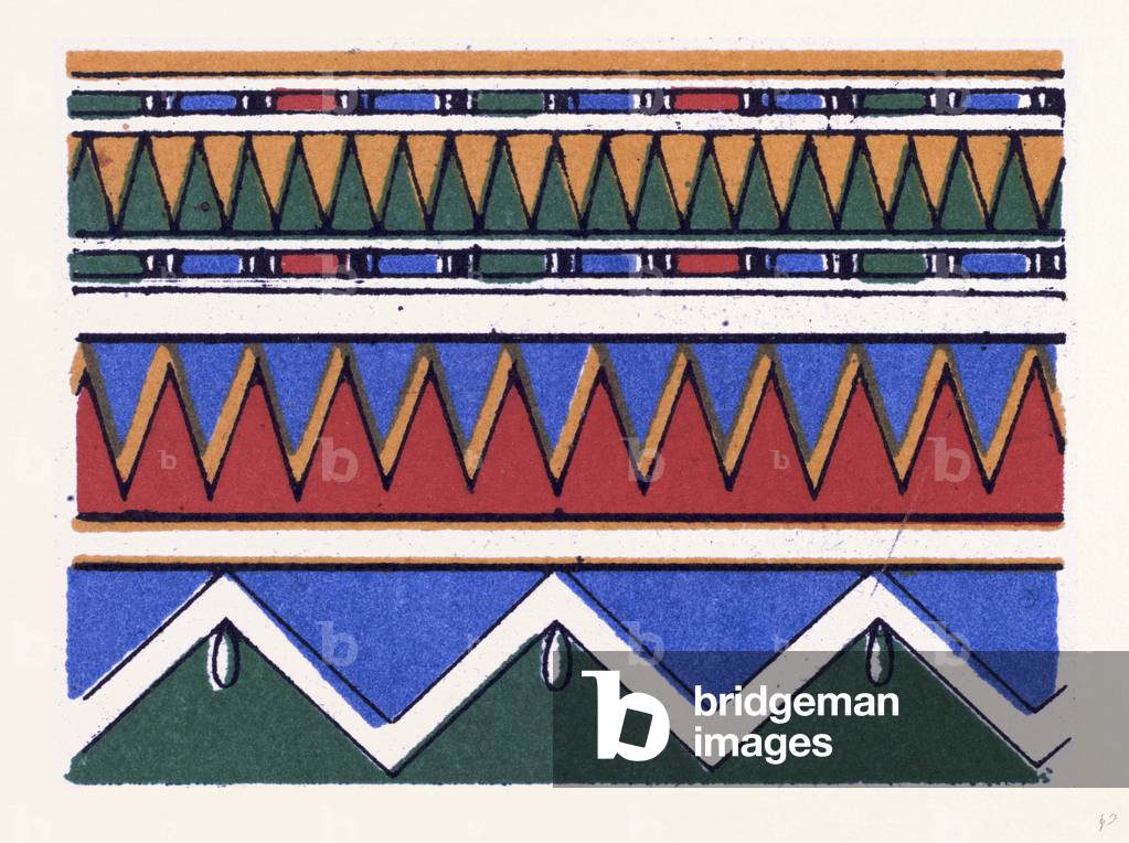 Bild von Druck "Ägyptisches Ornament"