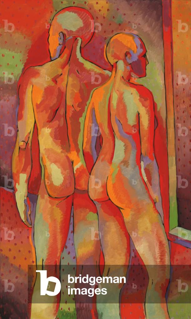 Le ballerine di Kandinsky I, 1992 (caseina)