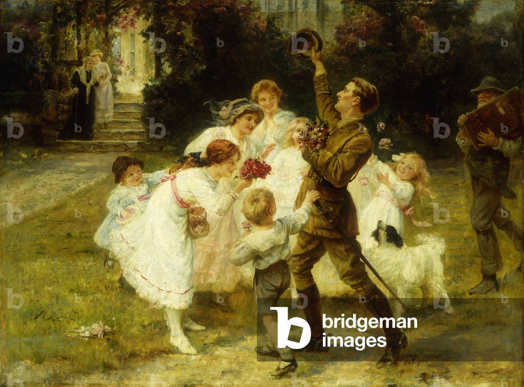 Immagine di Dipinto "L'Eroe dell'Ora" di Frederick Morgan