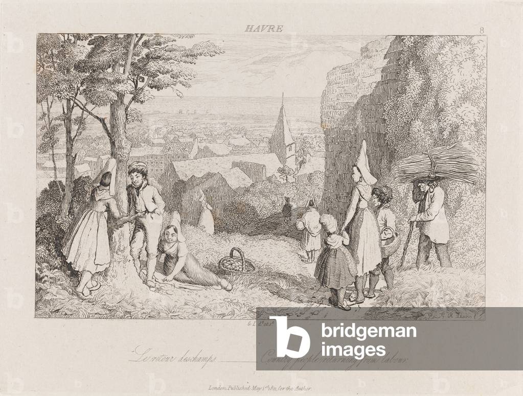"Rückkehr aus Labor" 1821 von George Robert Lewis