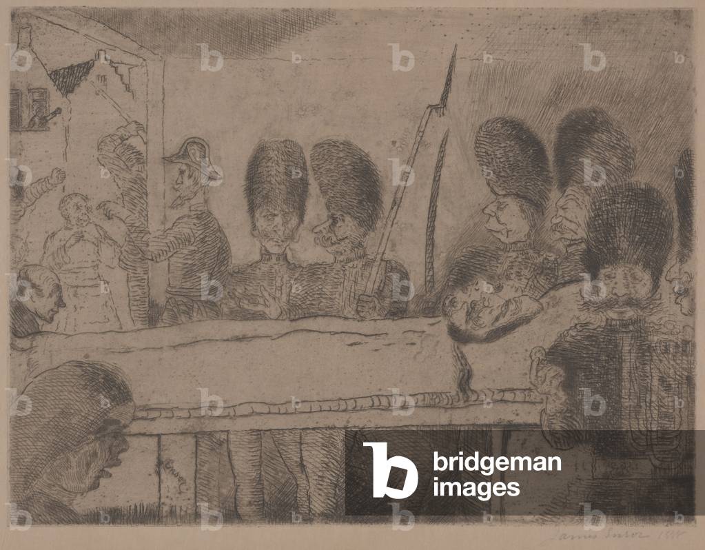 I gendarmi, 1888 (incisione)