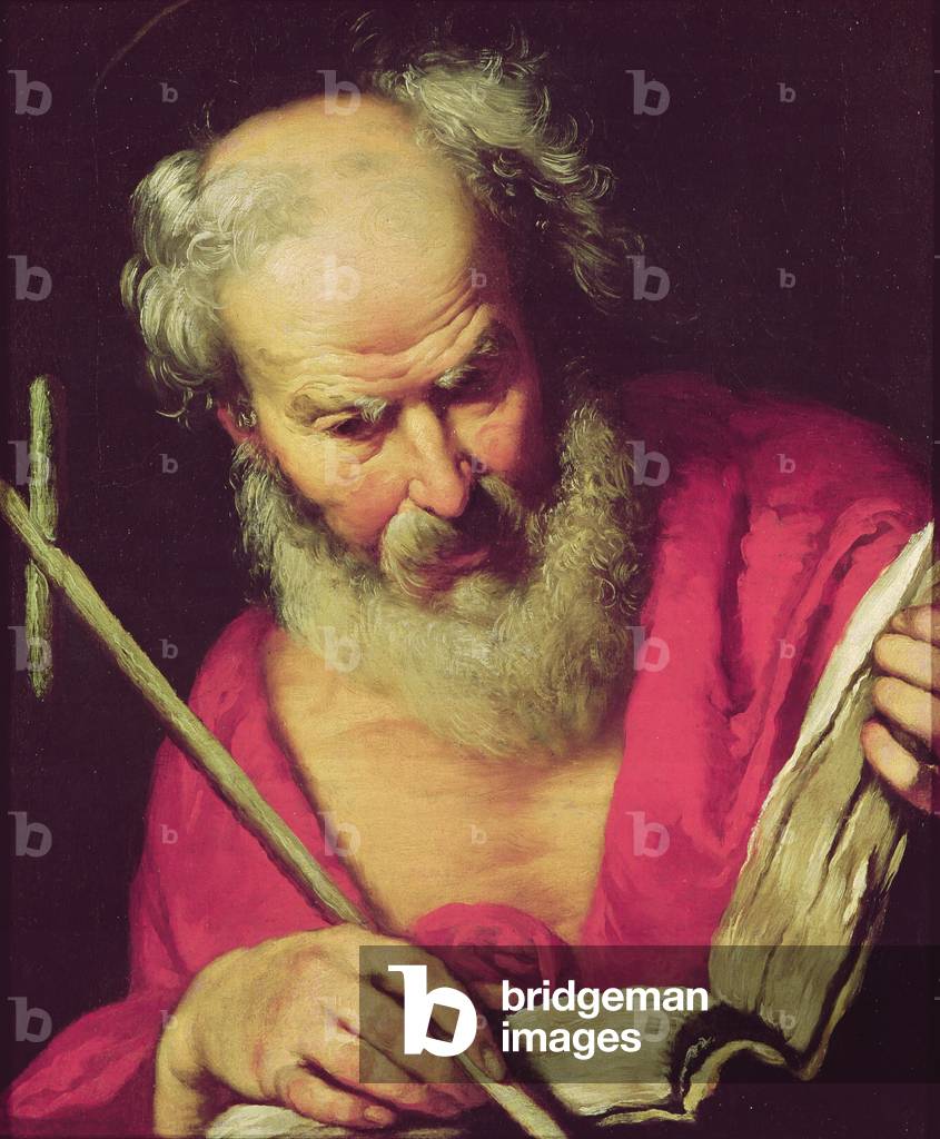 Bild von Gemälde "Heiliger Hieronymus (Öl auf Leinwand)", 17. Jahrhundert von Bernardo Strozzi
