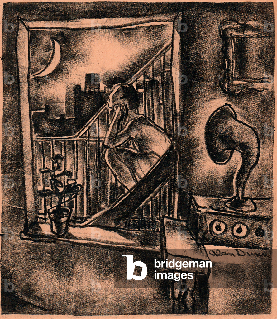 "La prossima selezione", 1926 (pastello)