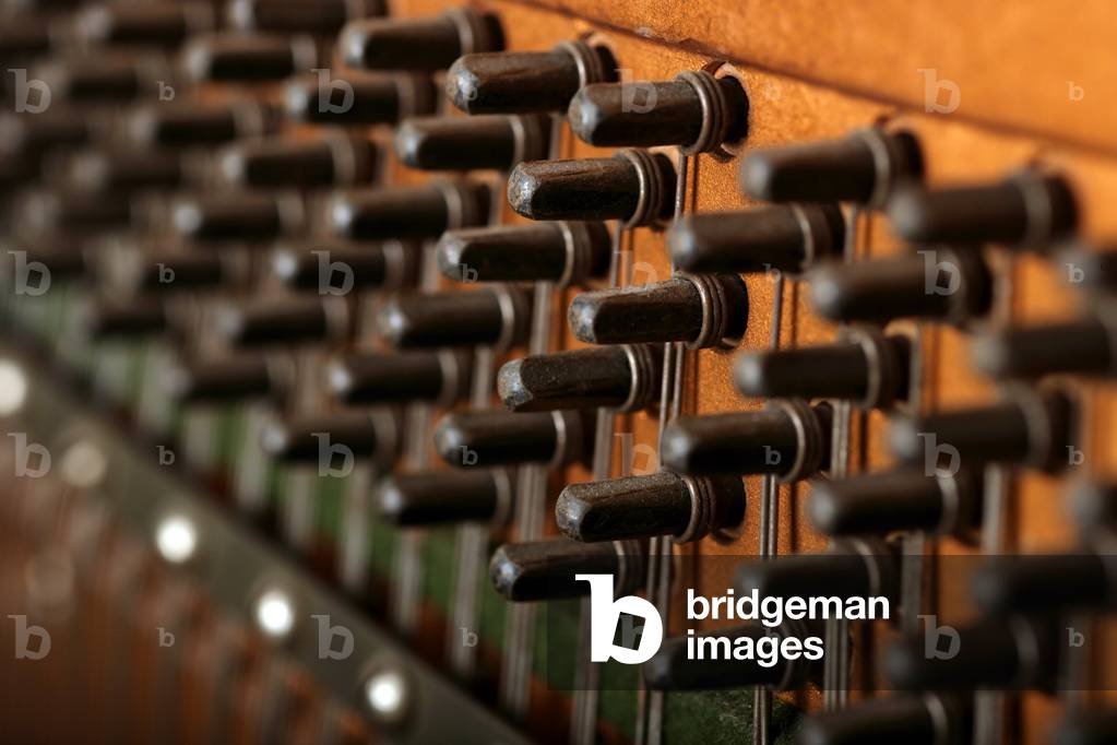 Piano pegs and strings