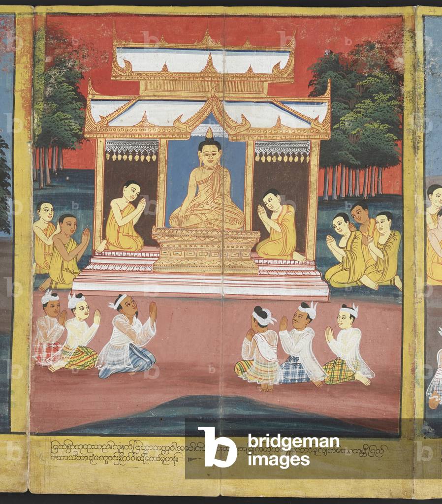 "Scene dalla vita del Buddha."