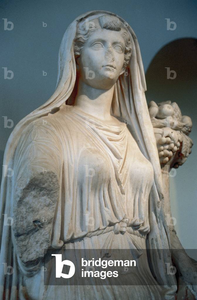 LIVIA Drusilla (-58 a 29). Signora romana, moglie dell'imperatore Augusto.