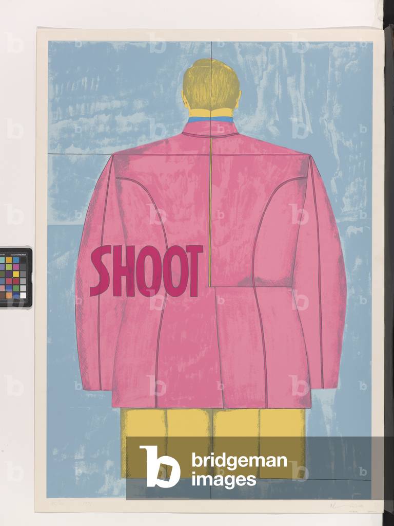 Homme - Vue arrière (sérigraphie)