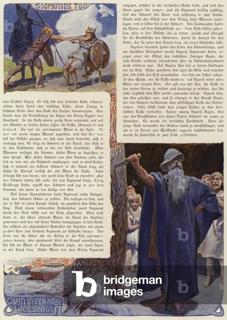 Death of Sigmund by Carl Emil Doepler