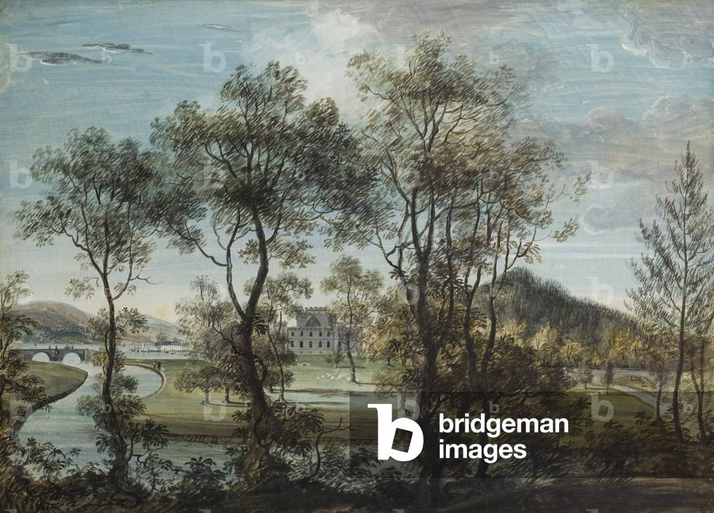 Immagine di Dipinto "Vista di Inverario" 1781 di Adam Callander