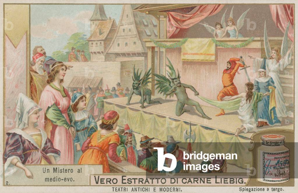 Medieval Mystery Plays (Chromolitho)