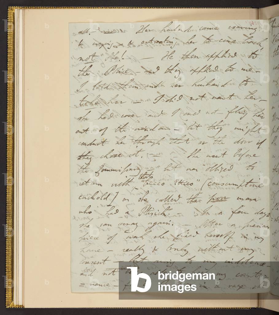 Image de Manuscrit représentant Lettre de Lord Byron à John Murray f.5v 1819 par George Gordon Byron