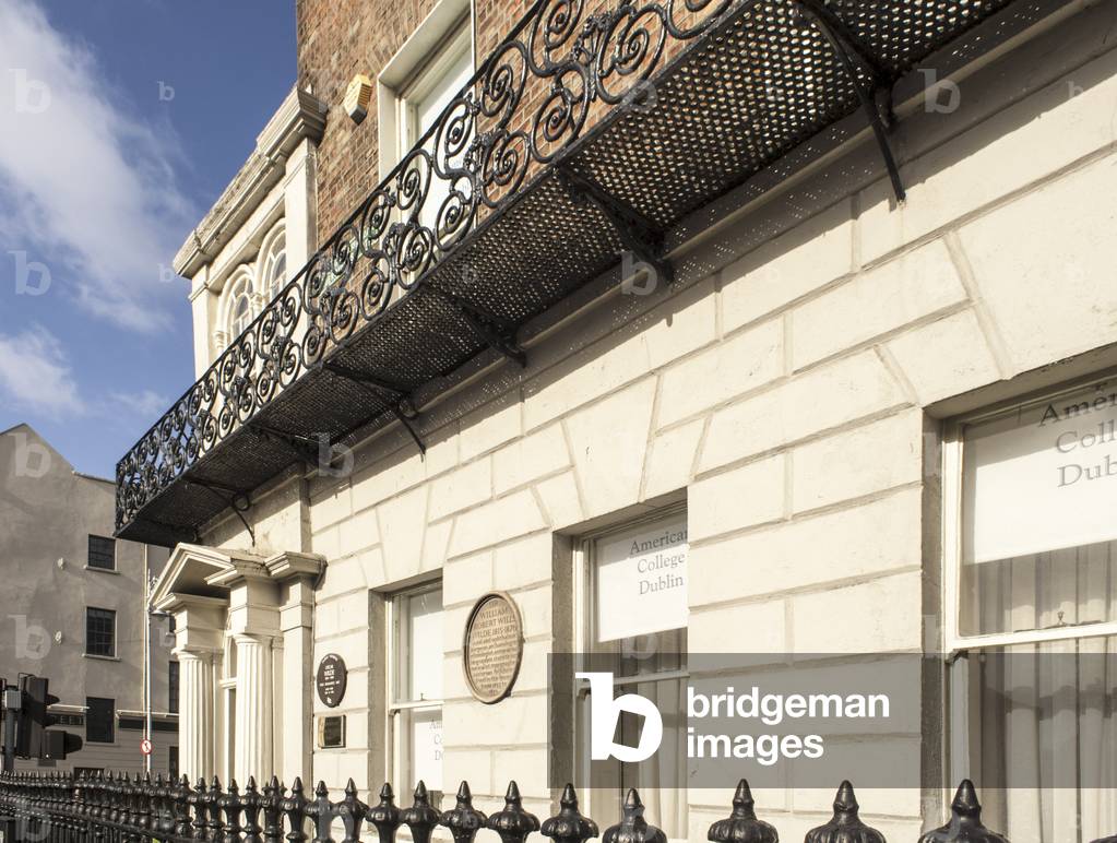 Oscar Wildes Haus an der Ecke des Merrion Square, Dublin (Foto)