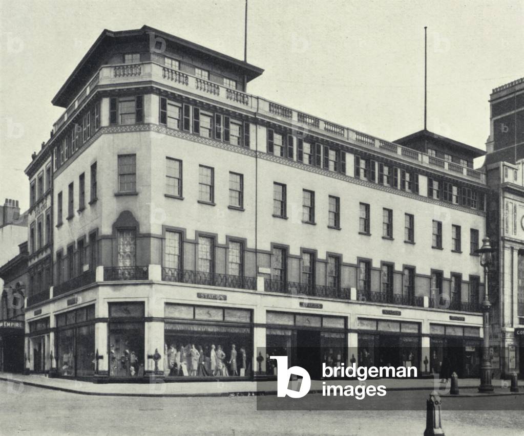 Staggs', Leicester Square (s/w Foto)