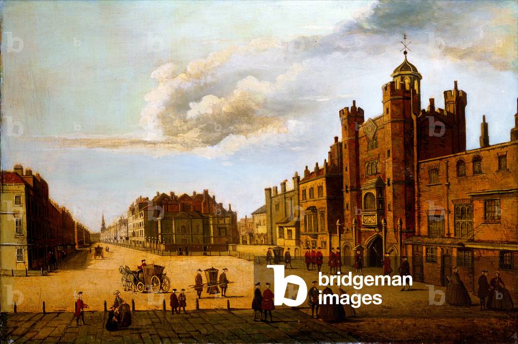 Blick auf die Pall Mall vom St. James' Palace (Öl auf Leinwand)