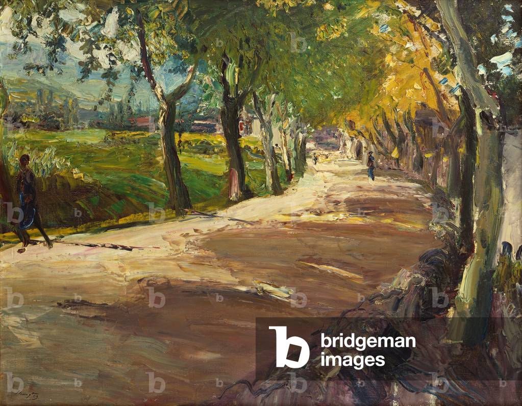 Strada vicino a Godramstein, 1909 (olio su tela)