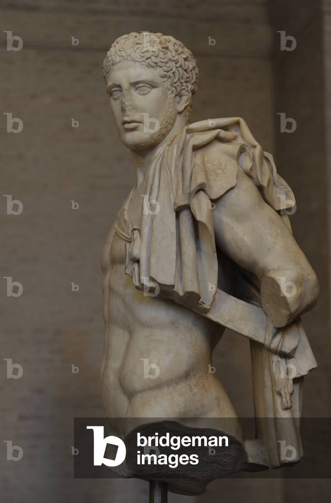 "Diomede. Scultura romana dopo originale di circa 430 a.C. Gliptothek. Monaco di Baviera."