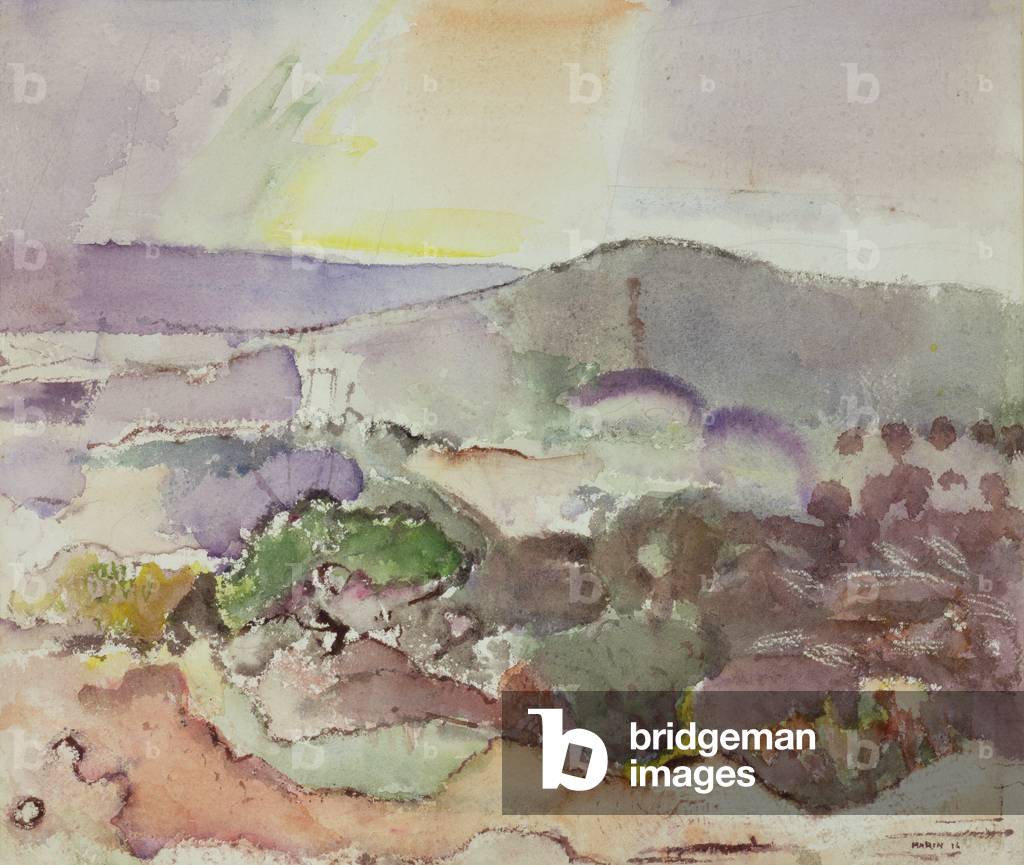 "Landschaft" 1916 von John Marin