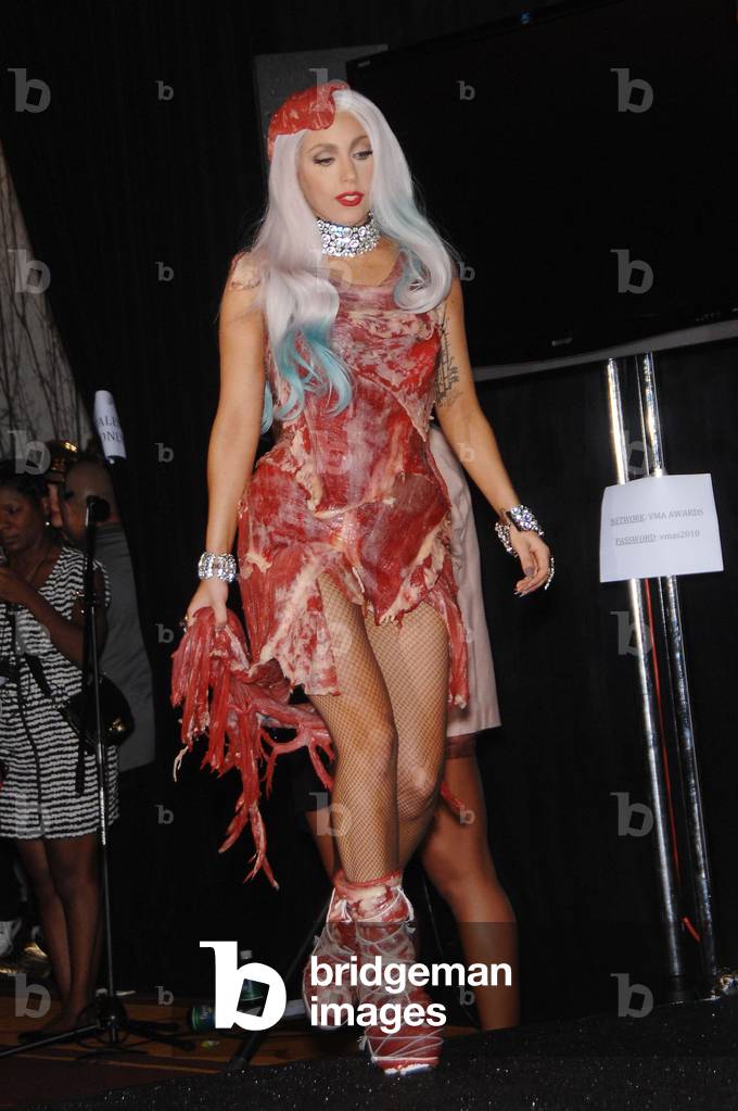 meat dress lady Lady Gaga Meat Dress Bear T-shirt - VMA Parody Graphic Tee Pop Art Polo Bear Unisex Gay Gift - Mayhem Ball Tour Merch