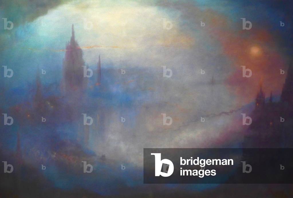 Bild von Gemälde "Citè des Fantômes" 2020 von Lee Campbell