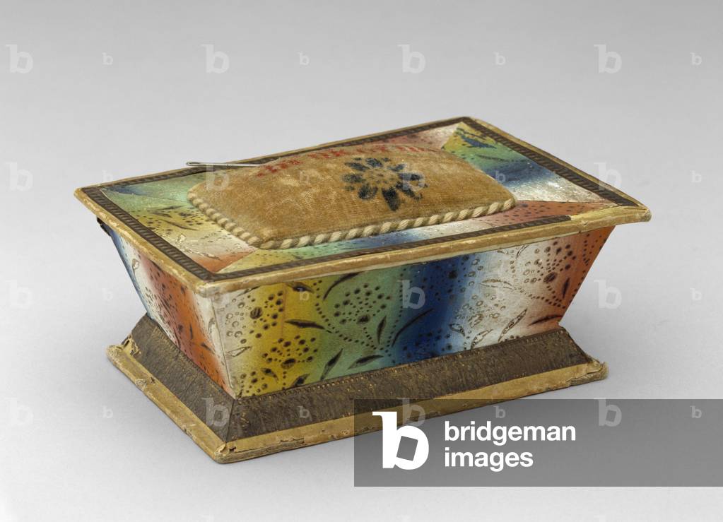 Sewing Box, 1820-70 (cardboard)