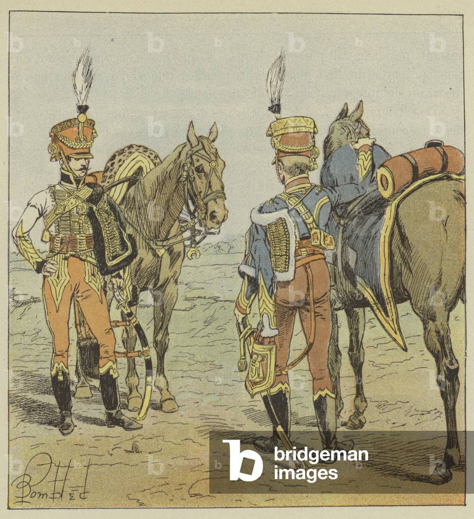 "Aides de camp" von Louis Charles Bombled