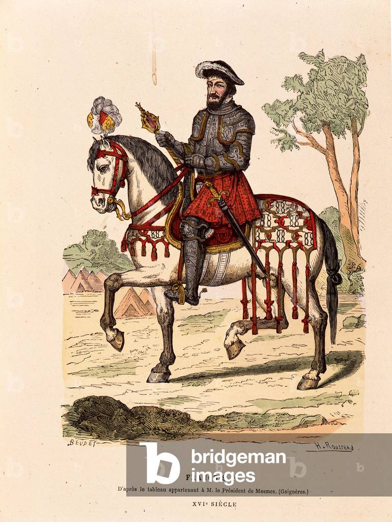 Image de Gravure représentant François Ier (1494 - 1547) Roi de France (gravure), b/w