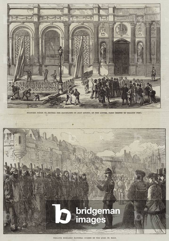 "Franco-Preußischer Krieg (Gravur)" von Charles J. Staniland