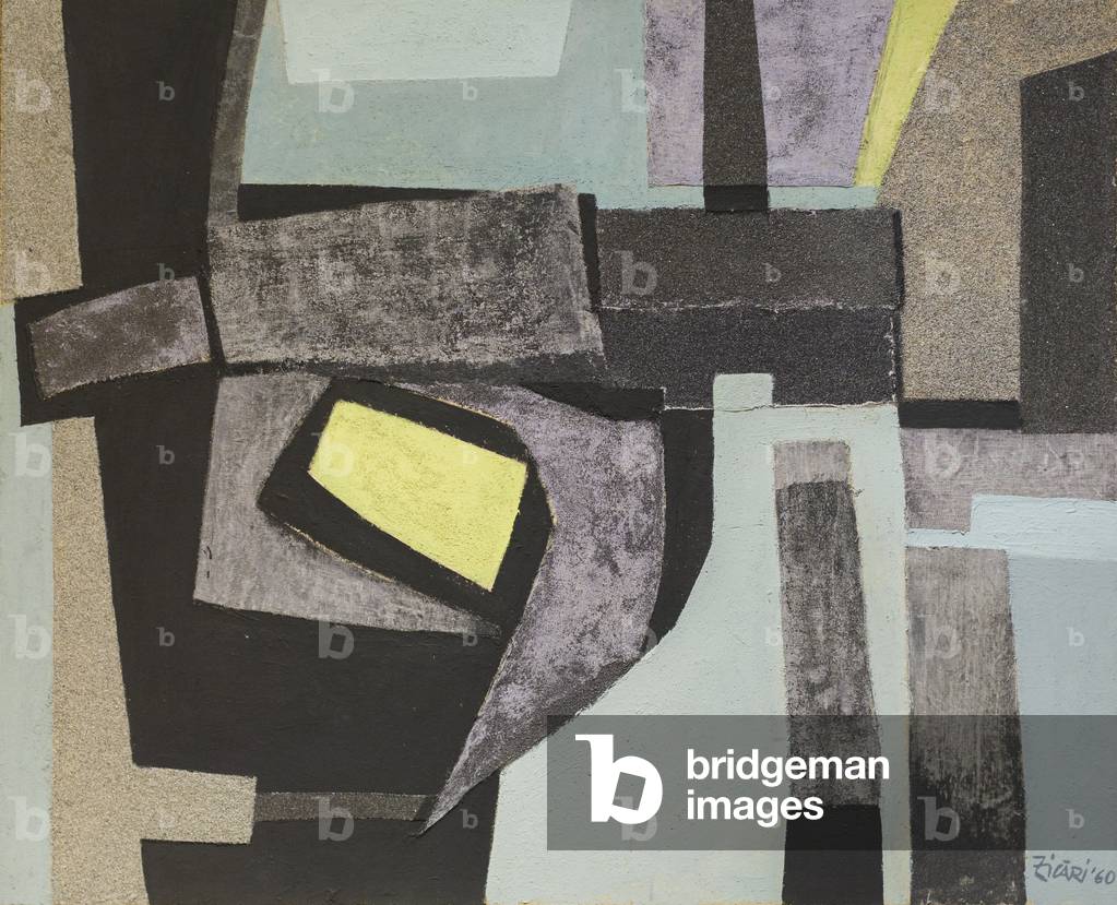 Bild von Collage "Zusammensetzung" 1960 von Tullio Zicari