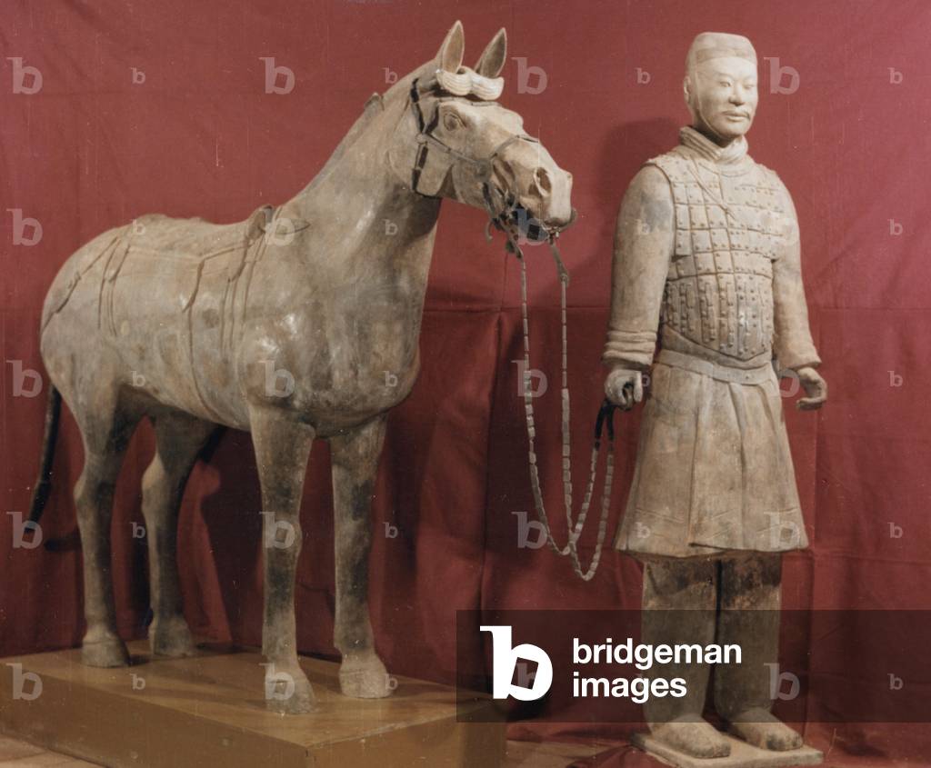 Immagine di Fotografia "Guerriero dell'esercito di terracotta" -300 di Chinese School