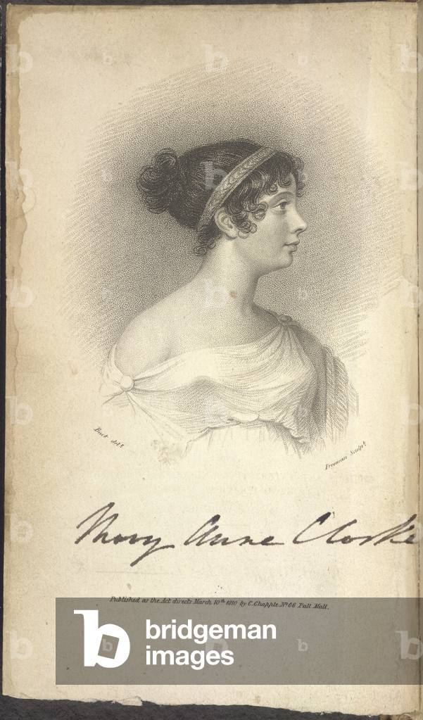 "Maria Anna Clarke", b/w