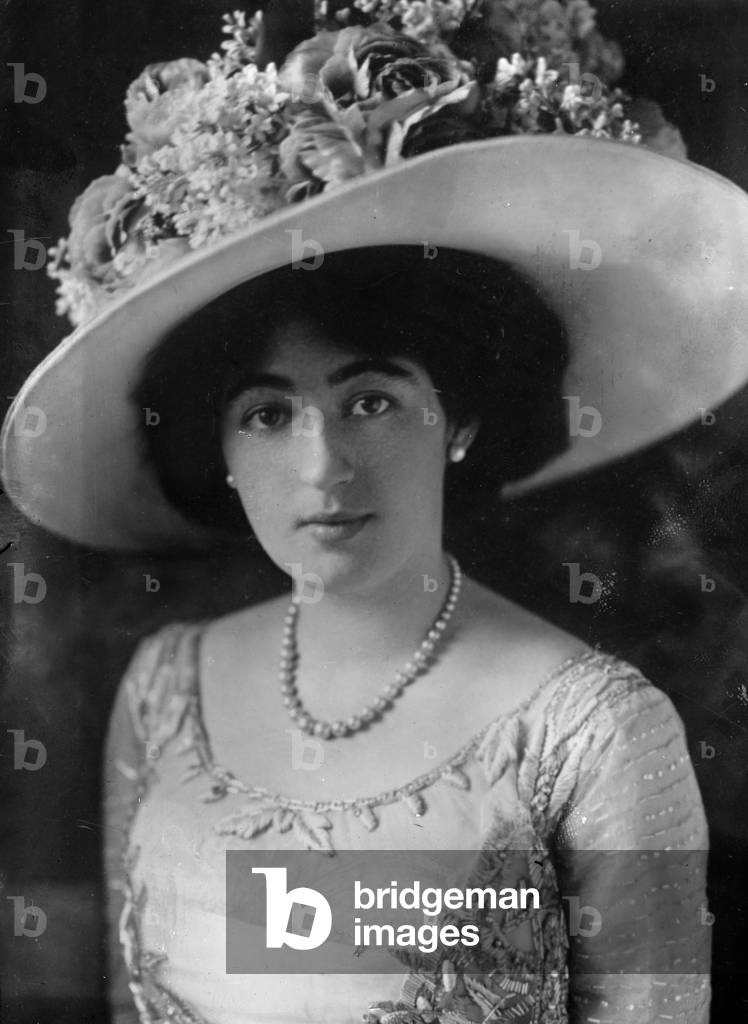 Image de Photographie représentant Evalyn Walsh McLean héritière américaine et mondaine 1910, b/w