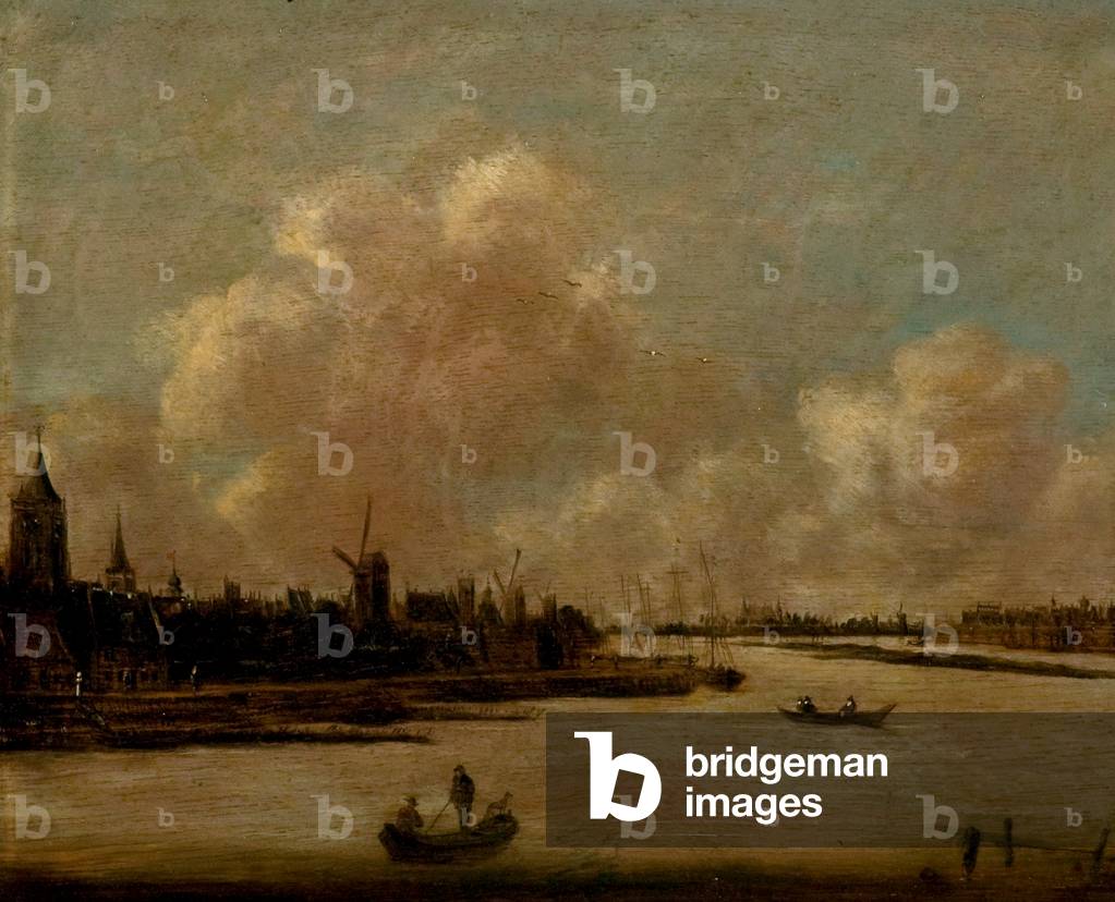 Immagine di Dipinto "Veduta di Gorinchem (o Gorkum?) " di Jan Meerhout