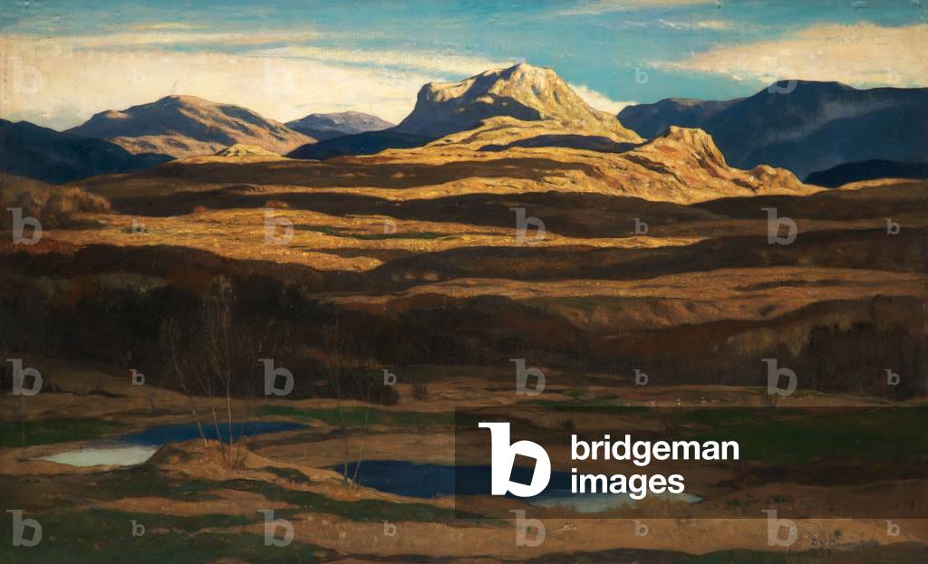 Das Heiligtum (Öl auf Leinwand)