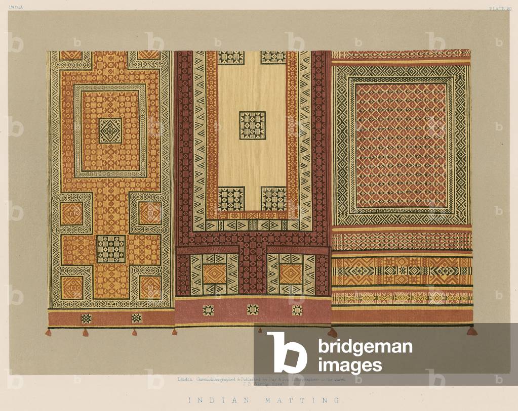 "Indiano Matting (cromolito)" di English School
