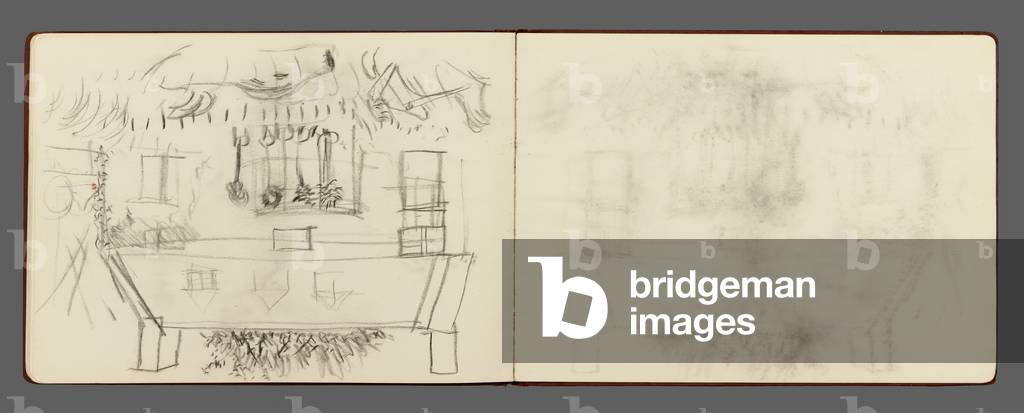 Pagina da un album di schizzi