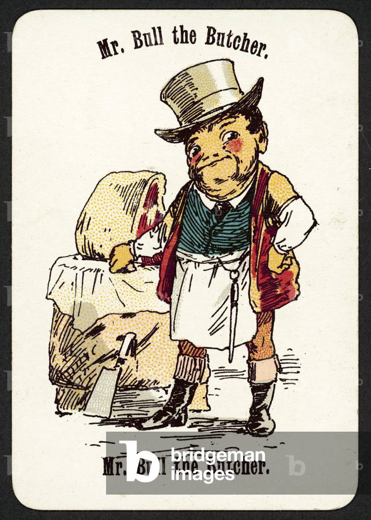 Mr Bull The Butcher (Farbe litho)