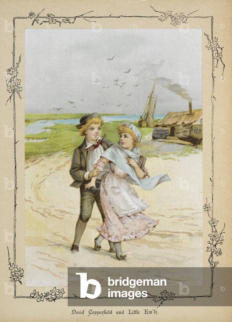'David Copperfield and Little Emily'. Characters in 'David Copperfield'